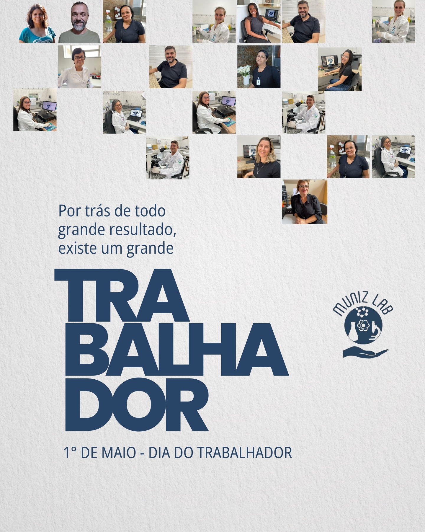 A todos que dedicam seus dias a construir um futuro melhor, um feliz e merecido Dia do Trabalhador! 💙